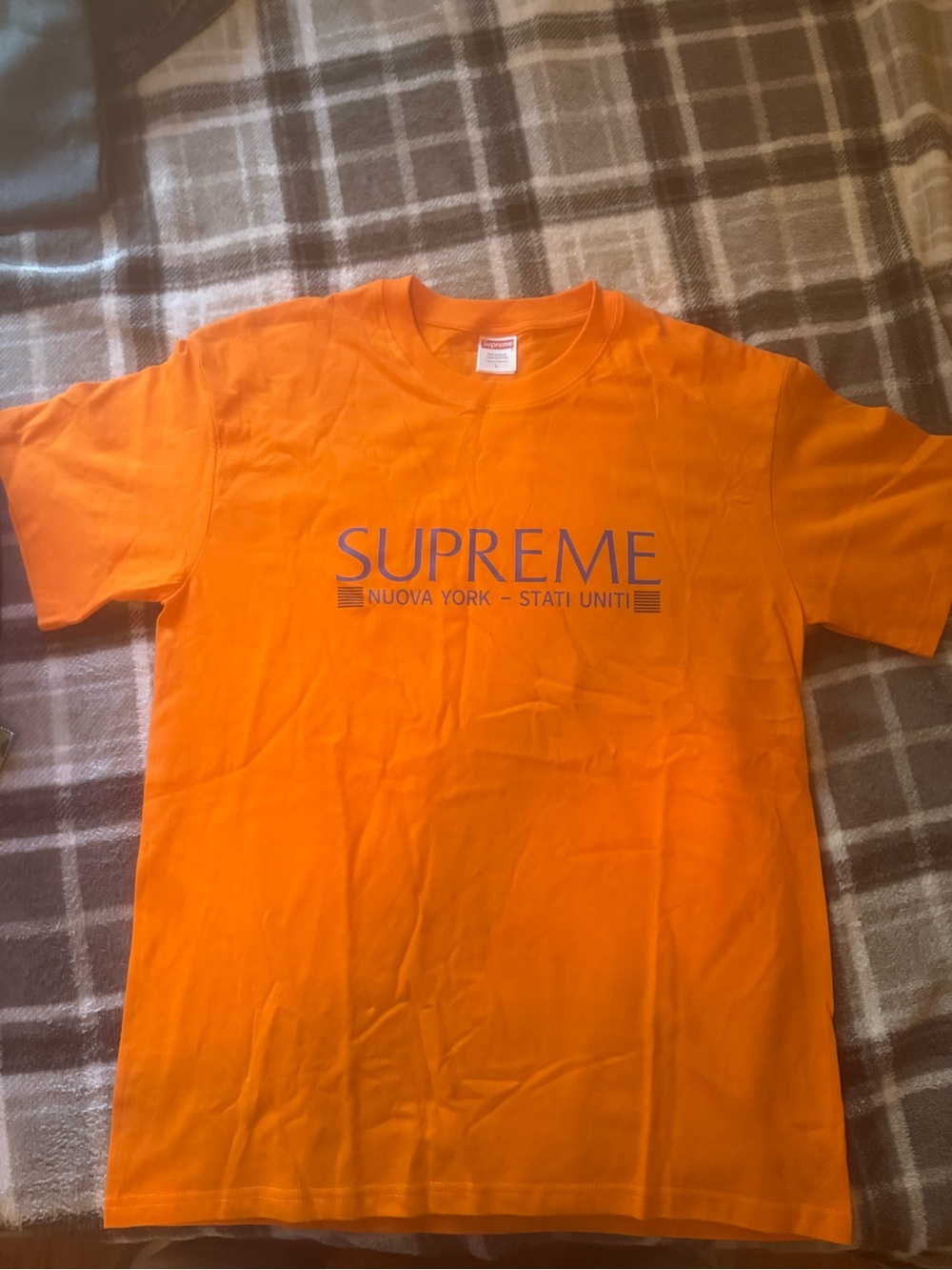 Supreme Nuova York Orange Tee